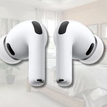 Amazon lanza descuento para los AirPods Pro 3 por Mega Ofertas (Foto: Apple/Canva/Amazon)