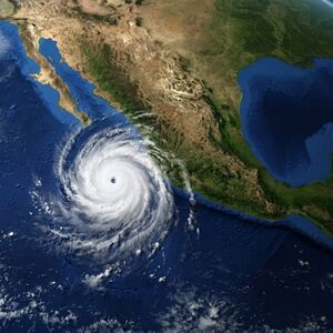 Huracán “Simon” en México: ¿dónde podría tocar tierra dos veces? (Foto: IA)