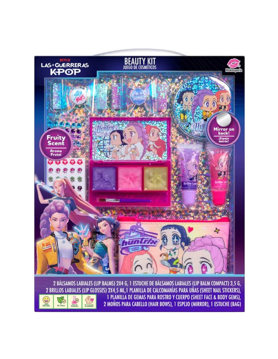 ¿Qué incluye el beauty kit infantil de “Las Guerreras K-pop”? (Foto: Liverpool)
