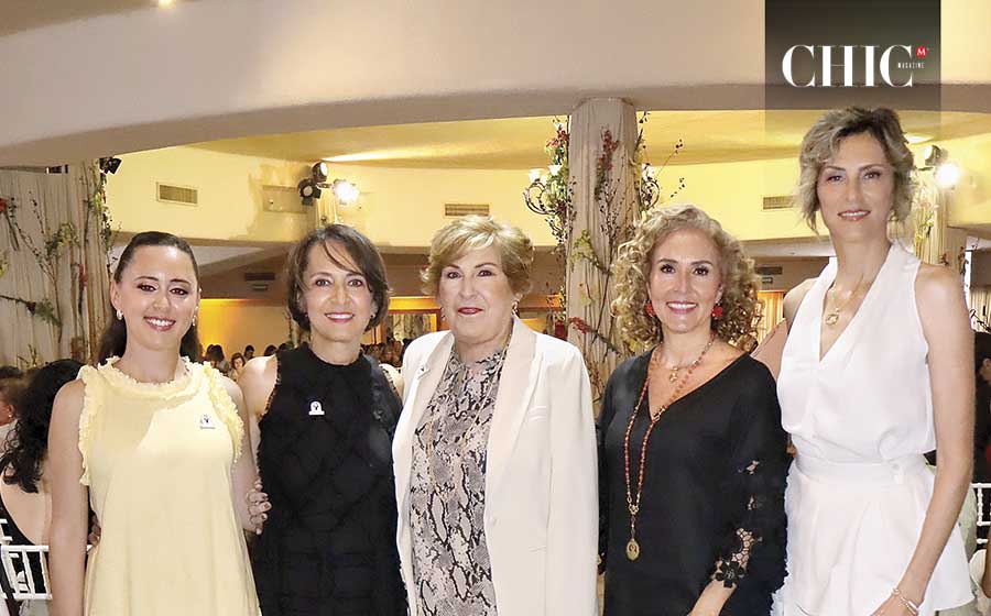 Ana Fernanda Zalthen, Selene Rodríguez, Adriana Rodríguez, Erika Melguizo y Emilia Sánchez
