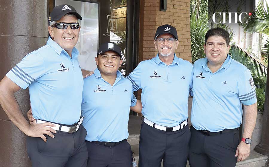 Andrés Fuentes, Alan Martínez, Luis Rodríguez y Román Chavez
