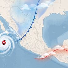 Frente frío, onda tropical y huracán "Simón": Estados afectados (Foto: Freepik)