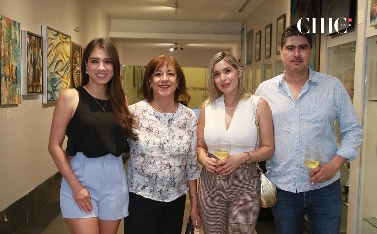 Isolda Jiménez, Isolda Ramírez, Claudia Rodríguez y Pedro Jiménez