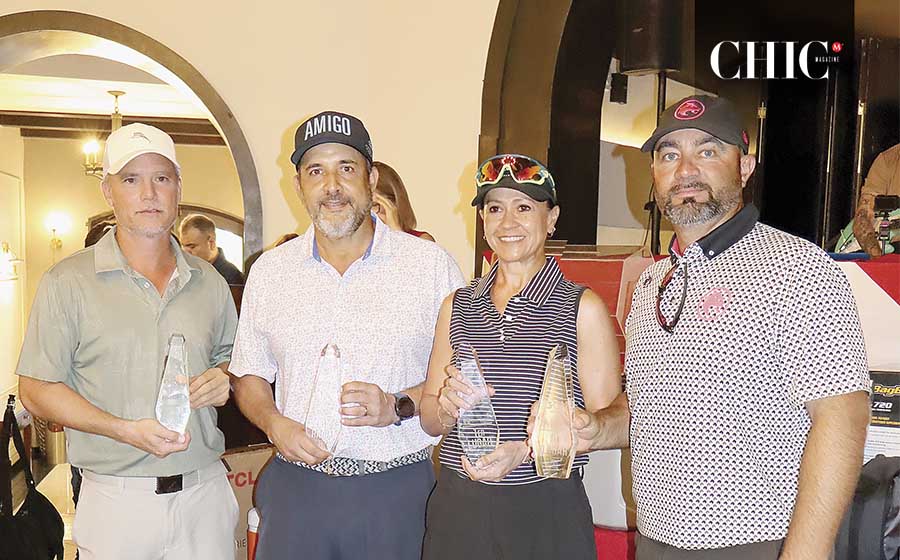 Luis Legorreta, Pepe Schekaiban, Isabel Enriquez y Juan Carlos Guillemet