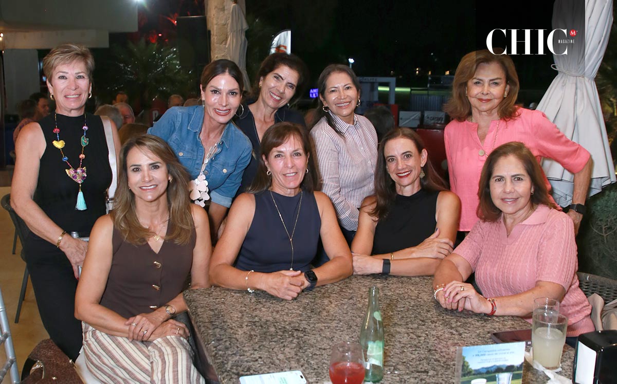 Mary, Claudia, Tocha, Mónica, Jaqueline, América, Estala, Laurita y Esther