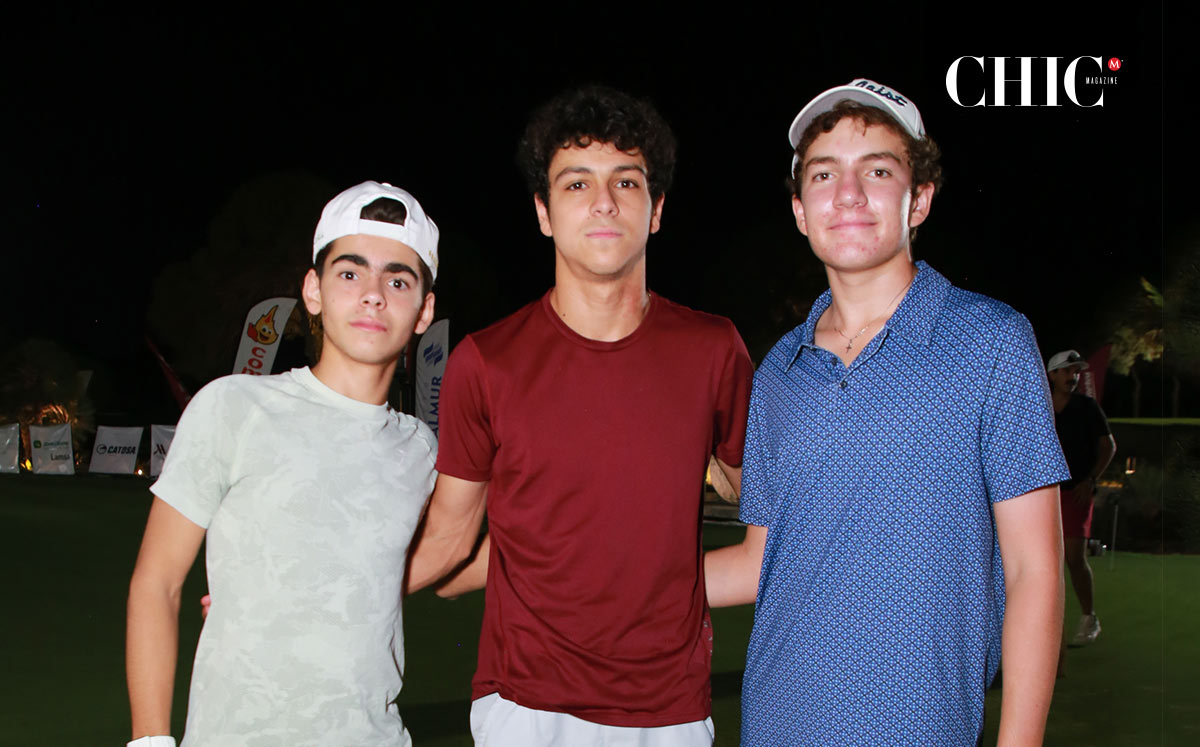 Santiago Sobrino, Camilo Kuri y Juan Pablo Tueme