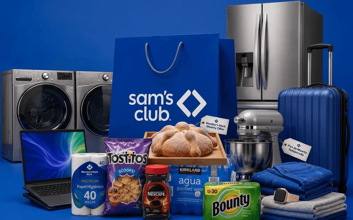 Ofertas de Sam’s Club del 12 al 18 de octubre (Foto: IA)