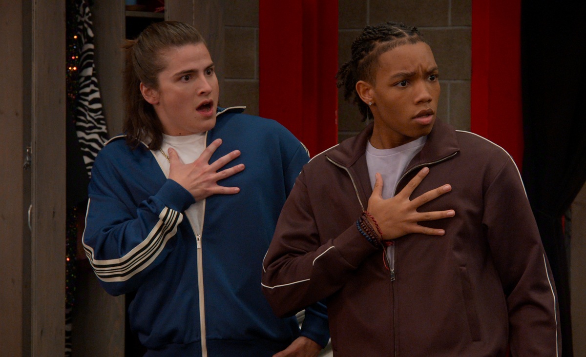 Peyton Jackson como Qwest y Martin Kamm como Oscar (Foto: Netflix)