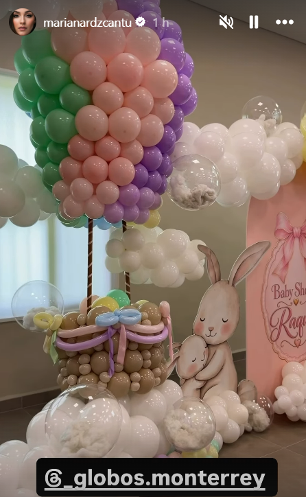 Así fue el tierno baby shower de Raquel, la tercera hija de Mariana Rodríguez y Samuel García (Foto: IG)