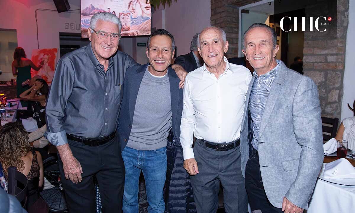 Pedro Sanz, Mario Serrano, Juan Manuel Borbolla y Lis Otero