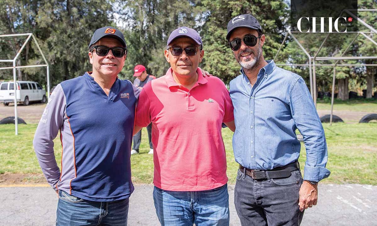 Asael Solís, Alain Espinoza y Fernando García