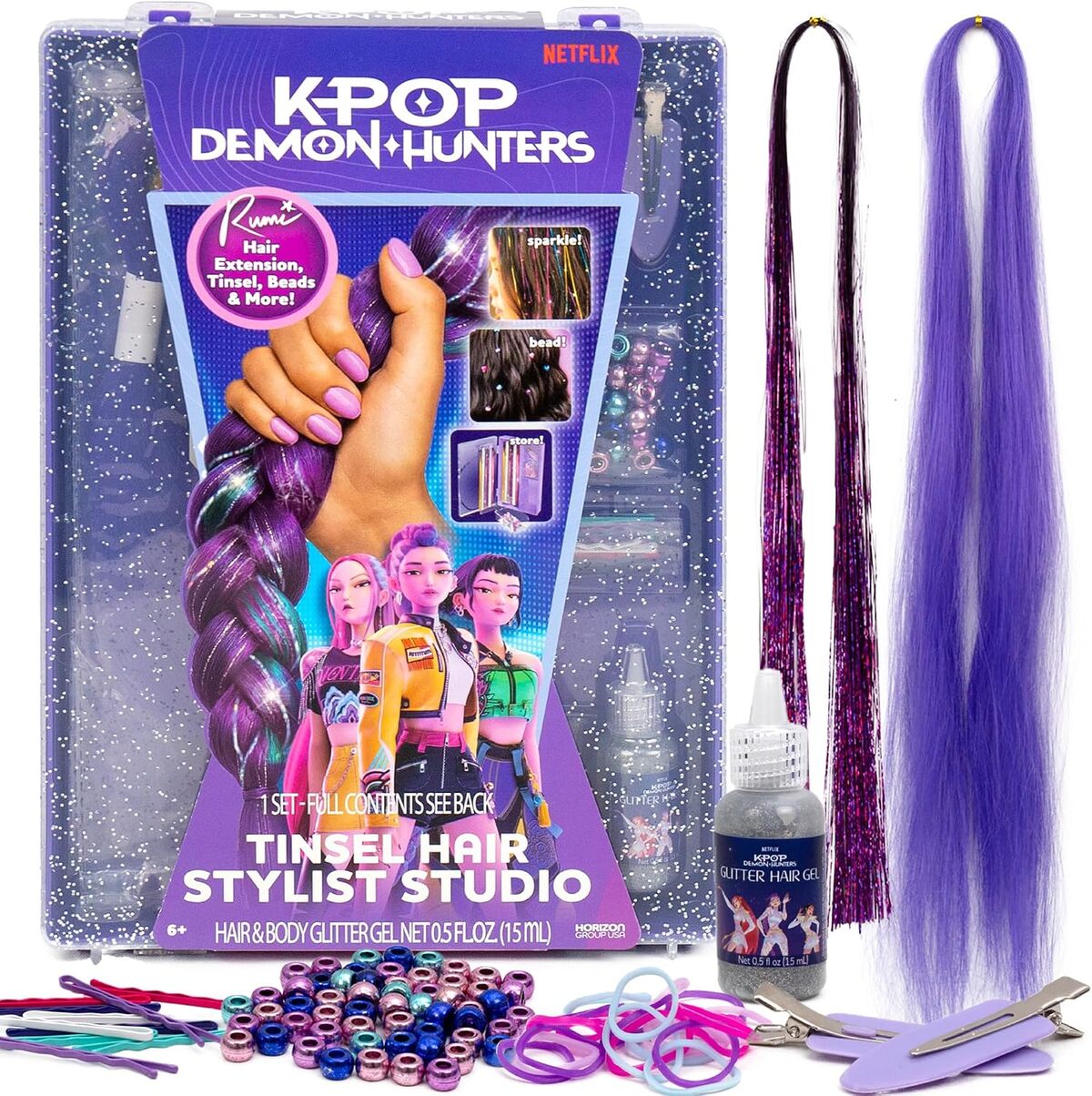 Amazon vende kit para el pelo inspirado en Rumi de “Las Guerreras K-Pop” (Foto: Amazon)