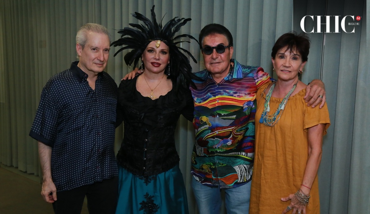 Benjamin Rios, Ivette Olivares, Horacio Sáenz e Irma Reyes de Sáenz