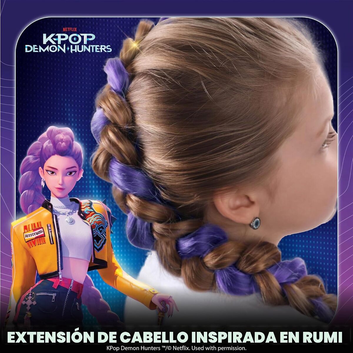 ¿Qué incluye el kit de peinado inspirado en Rumi de “KPop Demon Hunters”? (Foto: Amazon)