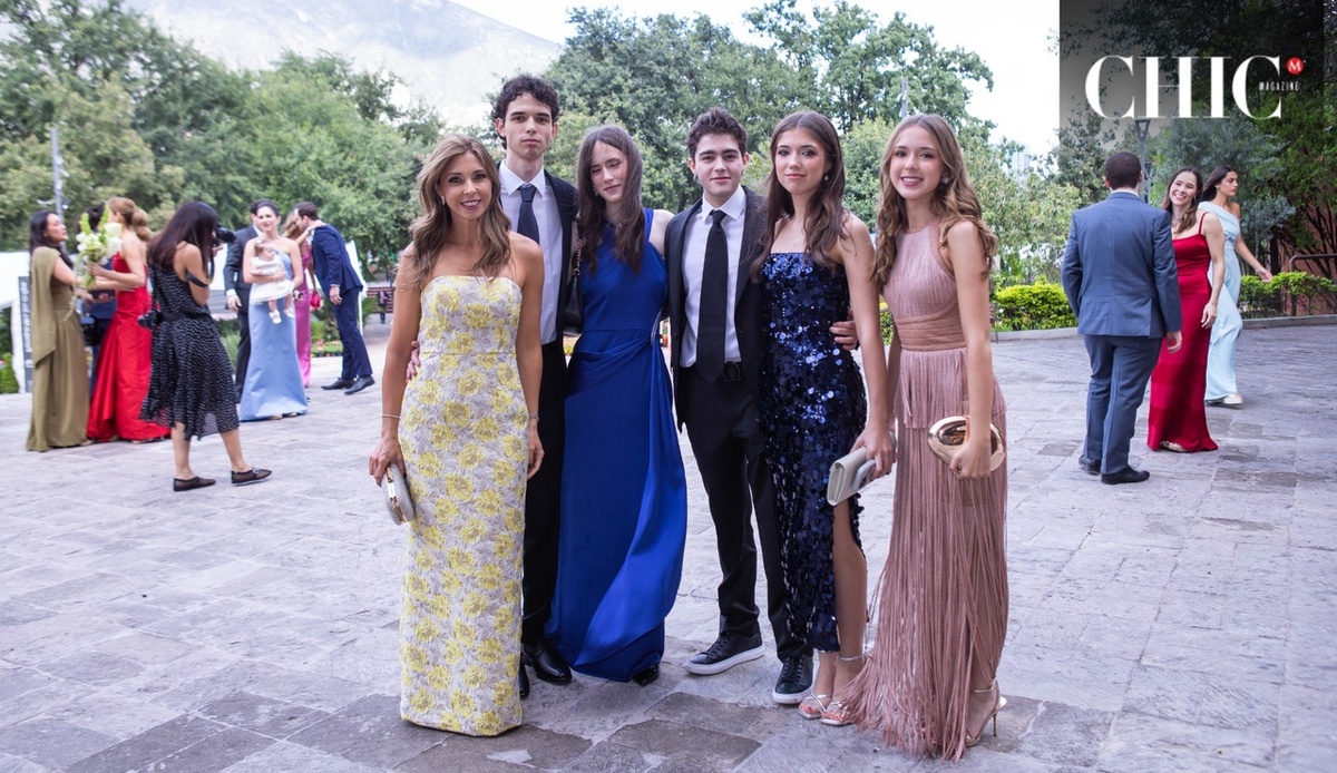 Mónica Sada, Mauricio Treviño Aspen Deems, Pato Elizondo, Valeria Treviño y Sofía Treviño