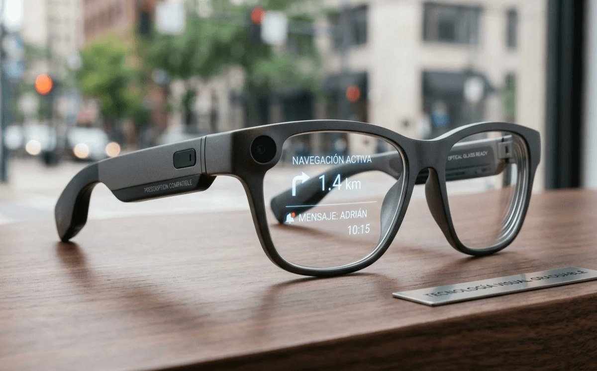 ¿Se pueden graduar unos lentes inteligentes? (Foto: IA)