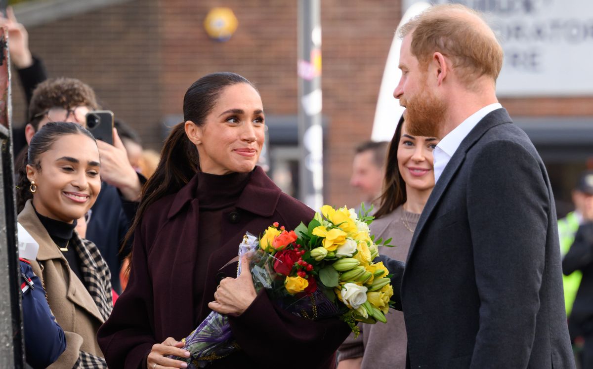 Meghan Markle es recibida como Lady Di en Nottingham (Foto: Getty Images)