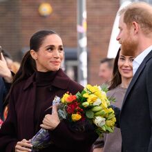 Meghan Markle es recibida como Lady Di en Nottingham (Foto: Getty Images)