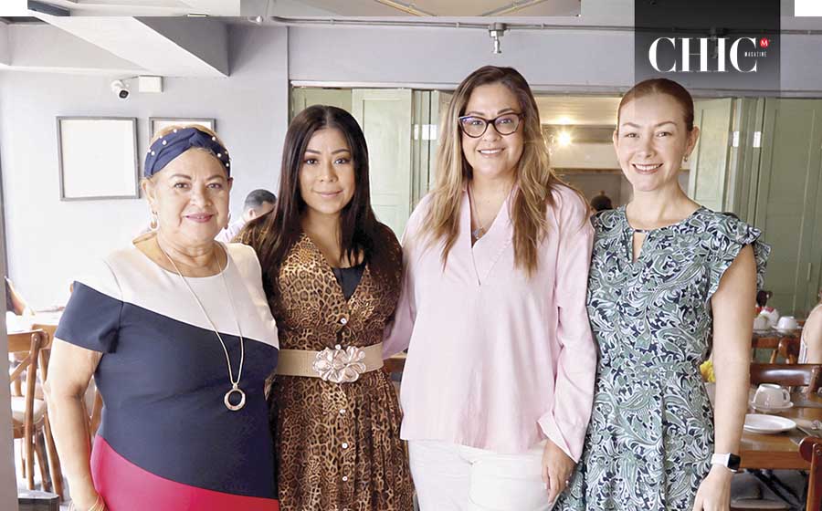 Hortencia Lara, Valeria Saucedo, Sonia López y Paulina Orta