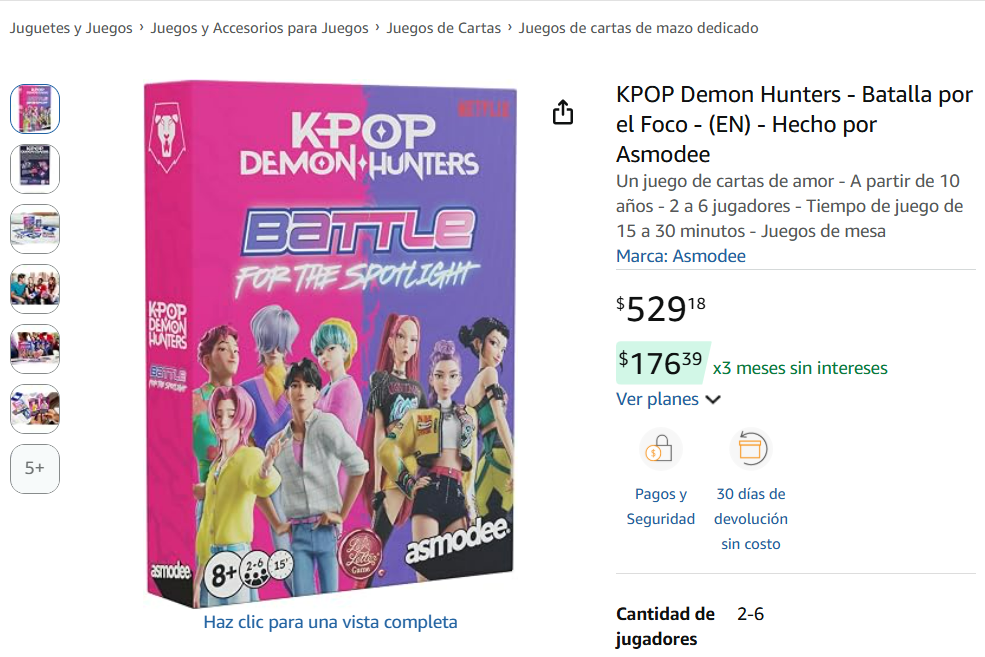 ¿En dónde puedes comprar el nuevo juego de cartas inspirado en "Las Guerreras K-pop"?