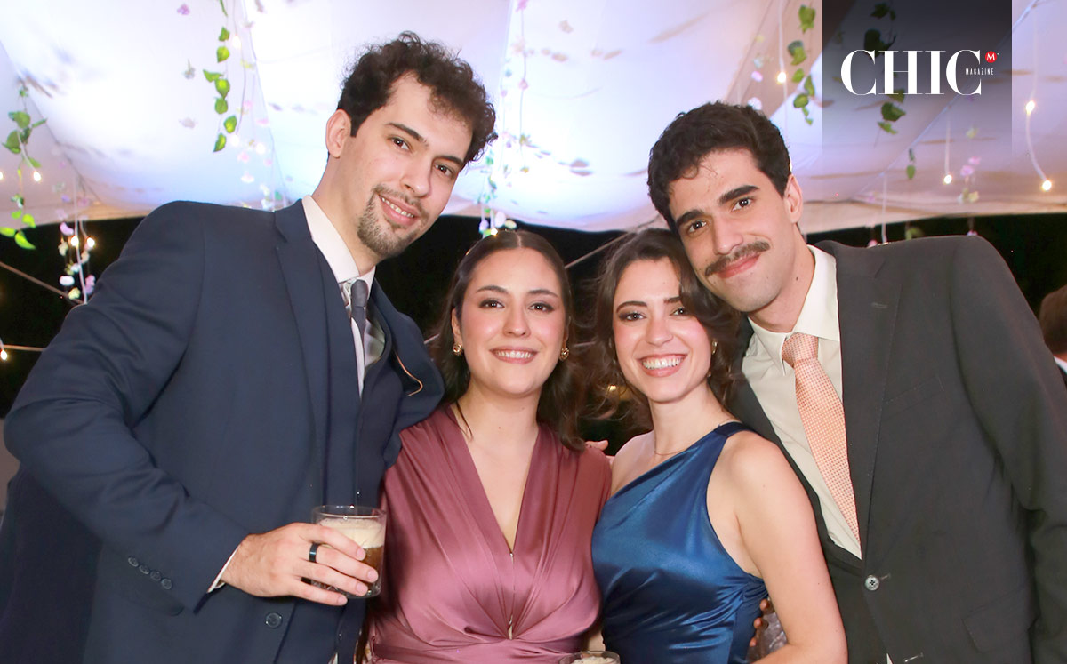 Eduardo, Pily, Marcia y Andrés