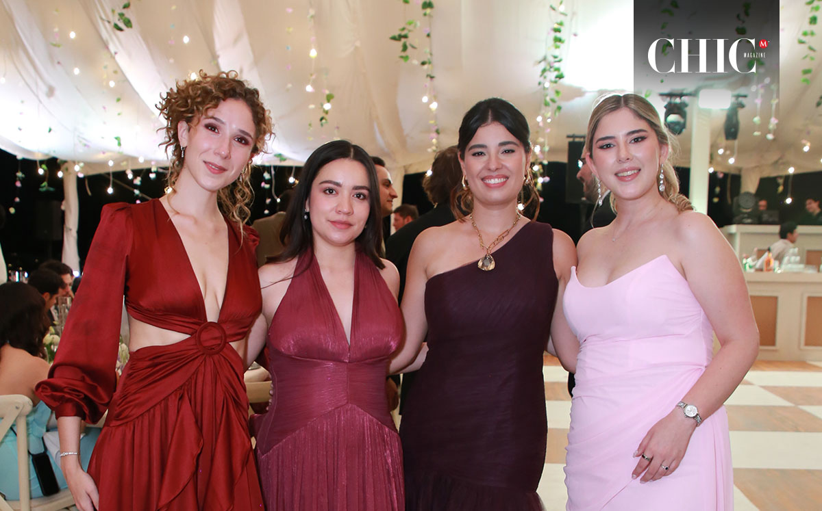 Regina Cruz, Karen Jara, Nicole Gómez y Natalia González