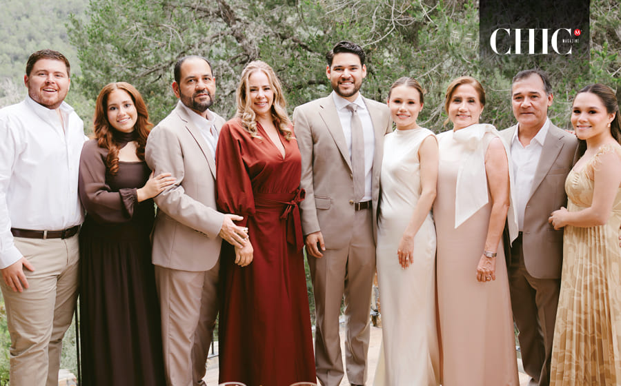 Jesus Antonio Naranjo, Anilú Naranjo, Jesus Naranjo, Nila Peña, Jorge Naranjo, Anilú González, Lulú Pérez, Alberto González y Arantza González