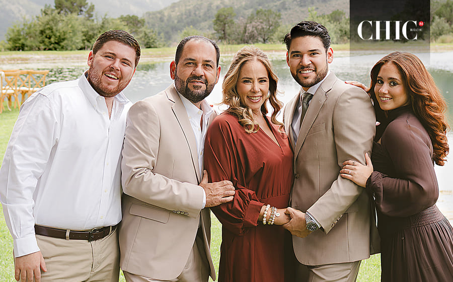 Jesús Antonio Naranjo, Jesús Naranjo, Nila Peña, Jorge Naranjo y Anilú Naranjo