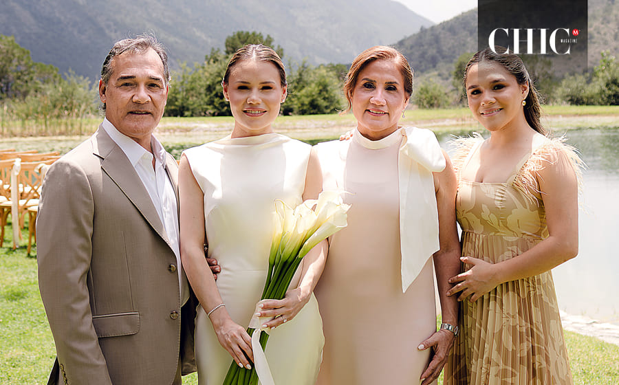 Alberto González, Anilú González, Lulú Pérez y Arantza González