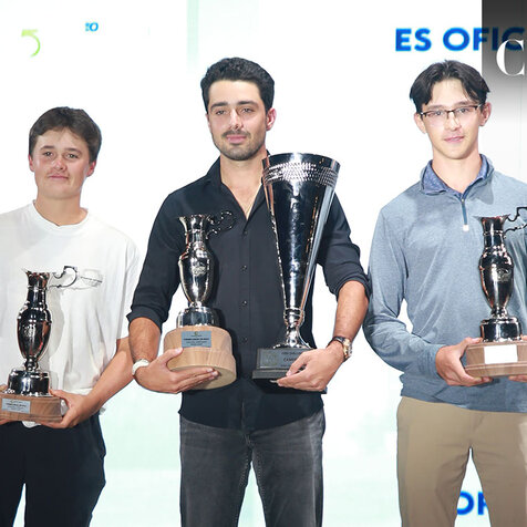 Ganadores del primer lugar. Pablo Fernández, Santiago García y Toño Safa