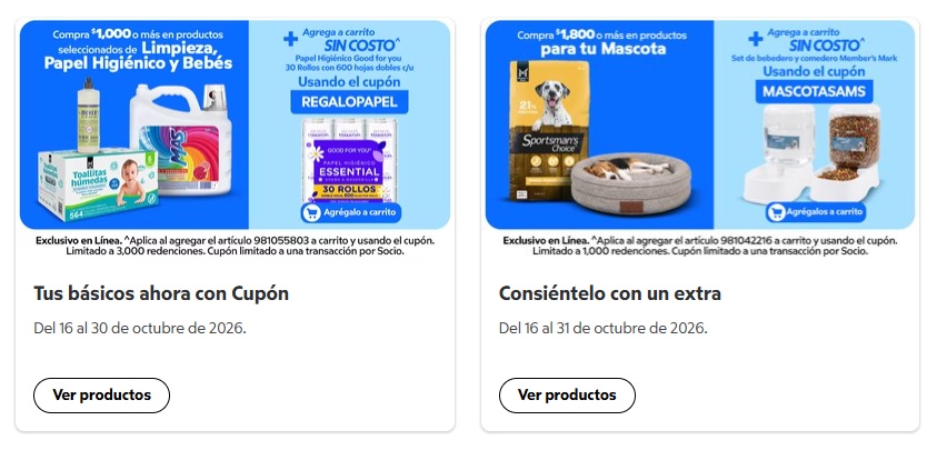 Promociones en Sam's Club