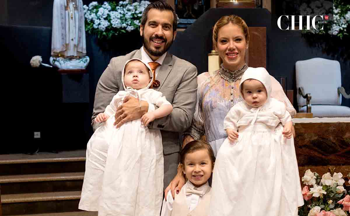 David Sánchez y Mariana Villarreal Calderón junto a sus hijos / Fotos: Cortesía