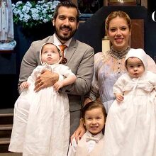 David Sánchez y Mariana Villarreal Calderón junto a sus hijos / Fotos: Cortesía