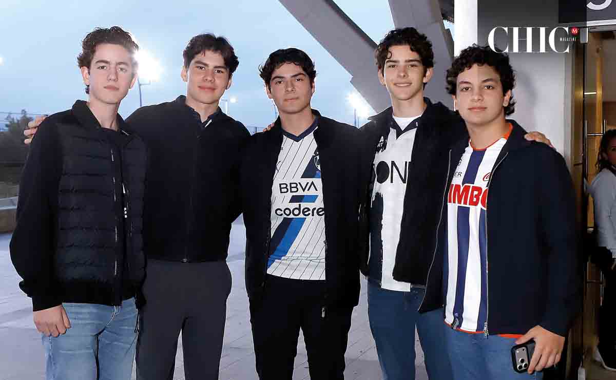 Diego Bortoni, Isaac Elizondo, Roberto León, Juan Pablo Lebrija y Andrés Andonie / Fotos: Rovero Alvarado
