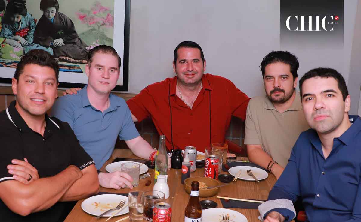 Rene Cuevas, Juan Pablo Gallardo, Daniel Villarreal, Homero Gonzalez y Omar Treviño / Fotos: Daniel Saldívar