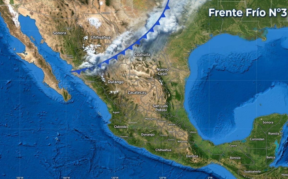 Frente Frío N° 3: ¿Qué estados tendrán temperaturas mínimas? (Foto: IA)