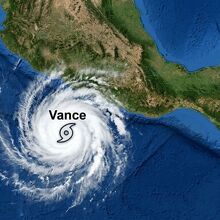 Tormenta tropical “Vance”: ¿podría tocar tierra en México? Esto se sabe (Foto: IA)