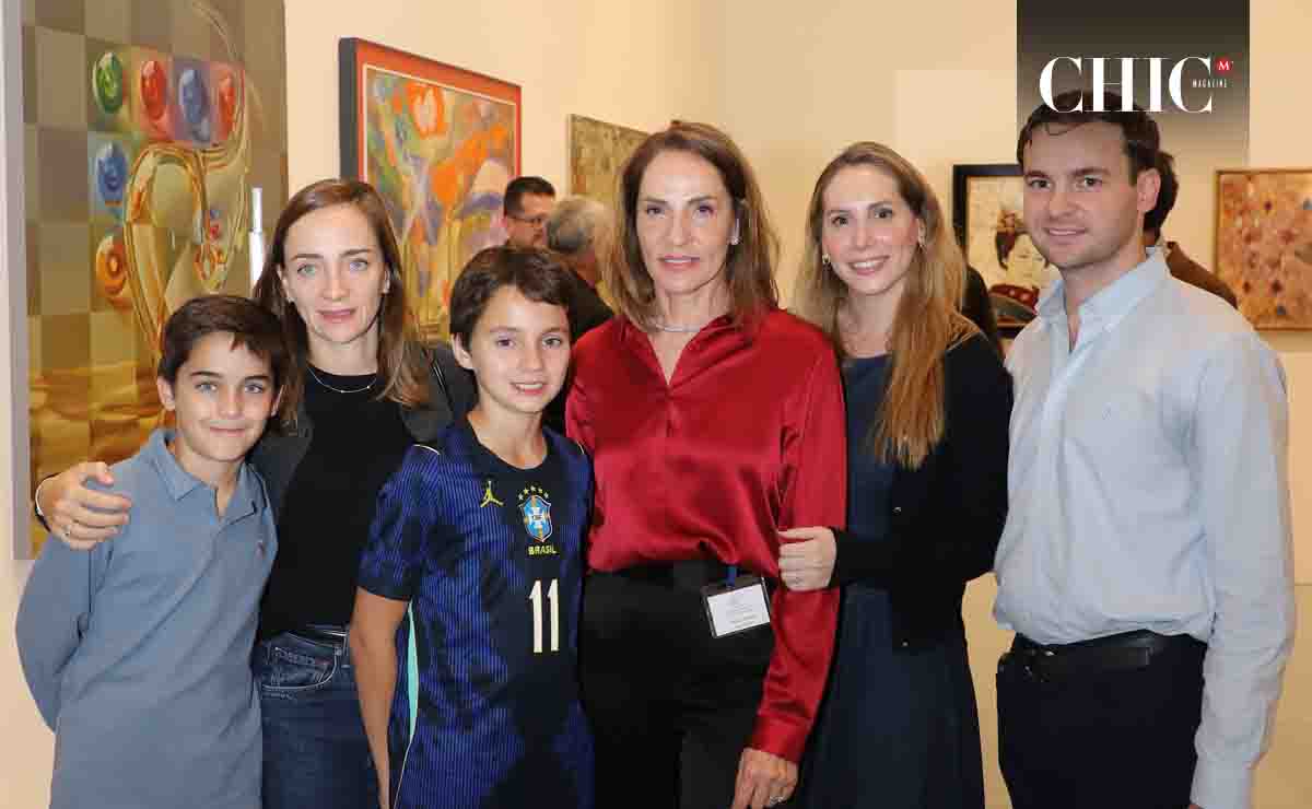 Pablo Ramón, Isabel Martín, Armando Ramón, Isabel Ruenes de Martín, Andrea Safi y José Pablo Martínez / Fotos: Roberto Alvarado