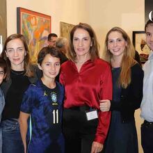 Pablo Ramón, Isabel Martín, Armando Ramón, Isabel Ruenes de Martín, Andrea Safi y José Pablo Martínez / Fotos: Roberto Alvarado